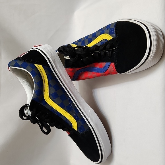 Vans Off the Wall Rally Low Lace-up Checkerboard sneakers (Unisex m 8, w 9.5) - Picture 2 of 12